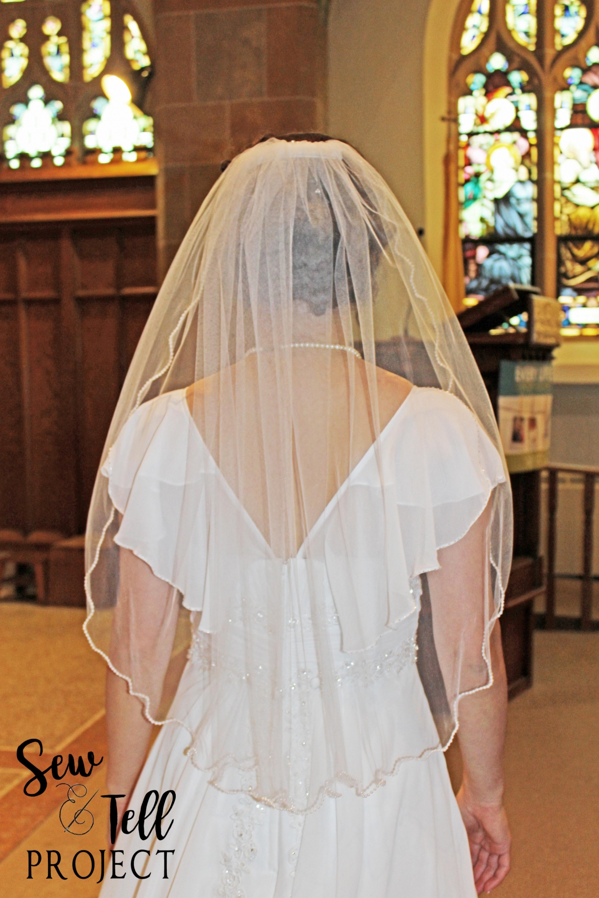 DIY Cathedral Veil Tutorial - Beautiful, Easy To Follow and Inexpensive